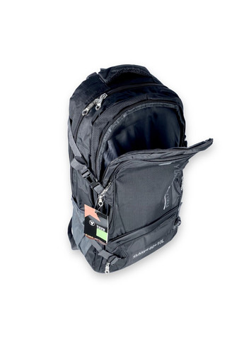 Туристичний рюкзак, нейлон, 50 л, два відділи, внутрішня кишеня, розмір: 60*40*20 см, чорний Yunongyizu (286421518)
