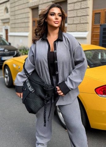 Базовий повсякденний демісезонний вельветовий костюм двійка: сорочка + штани Tik-Tak (362539206)