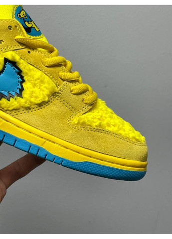 КРОССОВКИ ЖЕНСКИЕ NIKE SB DUNK X GRATEFUL DEAD BEARS НАЙК СБ ДАНК No Brand голубые демисезоны (367167155)