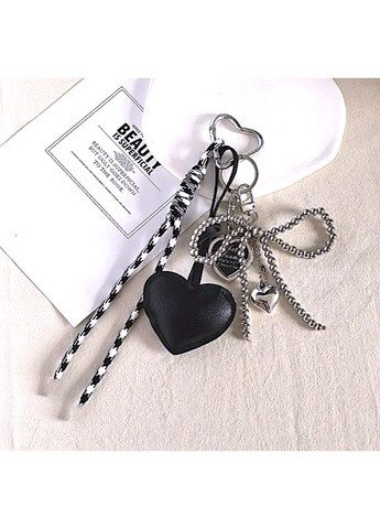 Брелок - підвіска для сумки, ключів, телефону Чорна No Brand (361971483)