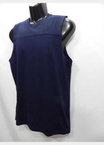 Синя чоловіча трикотажна футболка безрукавка alvin's island р.48 108mф (тільки в зазначеному розмірі, тільки 1 шт.) No Brand