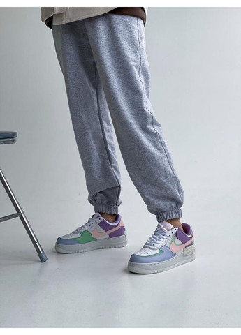 Цветные демисезонные кроссовки мужские nike air force 1 shadow multicolor 5 найк аир форс 1 премиум No Brand