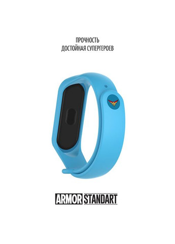 Ремешок Superhero Edition для Xiaomi Mi Band 7/6/5 Captain Marvel Blue (ARM57075) ArmorStandart (260409427)