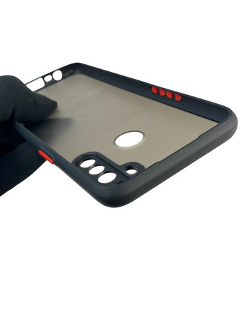 Чохол для телефона 6i с 3D принтом патріотичним із захистом камери на реалмі 6і чорний Realme (366390353)