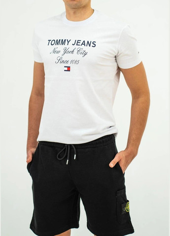 Белая футболка мужская с коротким рукавом Tommy Hilfiger New York