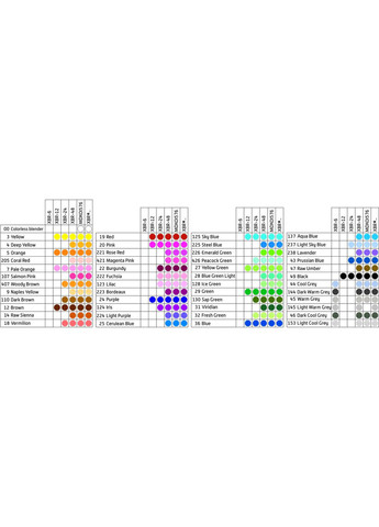 Набор маркеров Coloring Brush Pen 24цв. Koi (362578020)