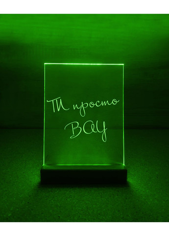 Нічник з нотатником для побажань (вертикальний, 15х20 см) Creative (355407733)