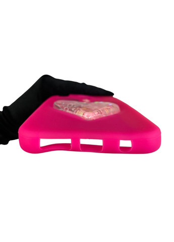 Чехол для Galaxy M30 SM-M305F детский 3д в форме котика переливашка сердечко на самсунг м30 малиновый Samsung (366018778)