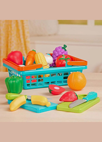 Игровой набор Lite Овощи-фрукты, на липучках, 37 шт. () Battat BT4743Z (328393571)