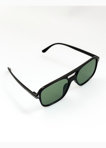 Солнцезащитные очки женские с зеленым стеклом в черной оправе Женские солнцезащитные очки Miso (294321814)