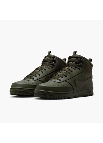 Оливковые демисезонные кроссовки court vision mid wntr olive dr7882-300 Nike