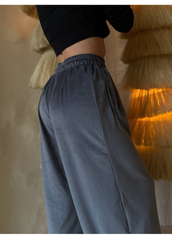 Жіночі велюрові штани оверсайз MonCher (363849242)