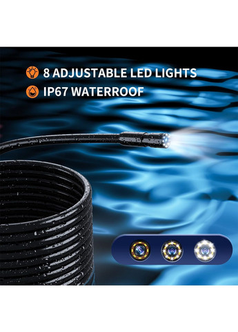 Промышленный видеоэндоскоп с подсветкой G30-M 5м черный Amazon (361268483)