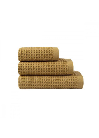 Lotus полотенце home - waffle mustard горчичный 70*140 бежевый производство -