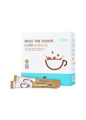 Кава 3 в 1 100% Арабіка, органічний цукор і козеїн. Атомі Корея. Atomy (304418237)