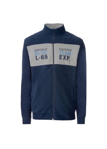 Темно-синій демісезонний чоловічий флісовий костюм брючний Livergy