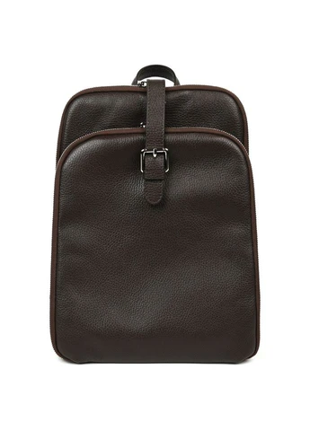 Кожаный итальянский рюкзак HB03334C кофейный Firenze (365968604)