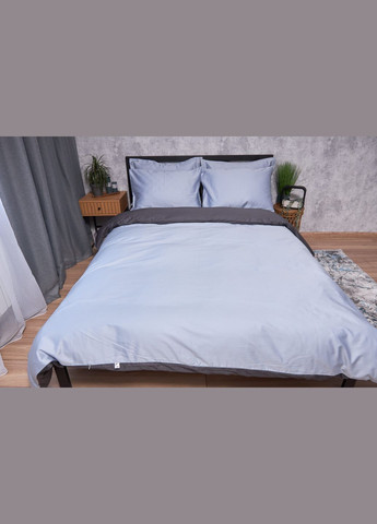 Комплект постельного белья Satin Premium двуспальный 175х210 наволочки 2х70х70 (MS-820002865) Moon&Star skyline gray (288043725)