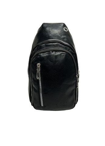 Мужская сумка из эко-кожи 1557-1 черная 30 х 18 х 7 No Brand (371682707)