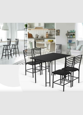 Комплект меблів Katarina стіл і 4 стільці Costway (362028018)