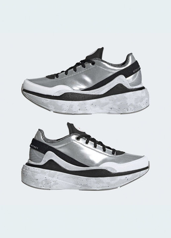 Серые демисезонные кроссовки для бега Adidas by Stella McCartney Earthlight