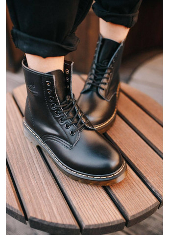 Черевики жіночі Dr.Martens 1460 Black Доктор Мартинс No Brand (366322857)