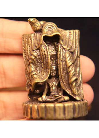 Настольная античная медная статуя Будды Шакьямуни с птицей, держатель для благовоний фэн-шуй No Brand (297333107)