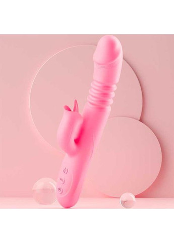 Вібратор з підігрівом Pretty Love силіконовий поступальними рухами 25 см No Brand (366887978)