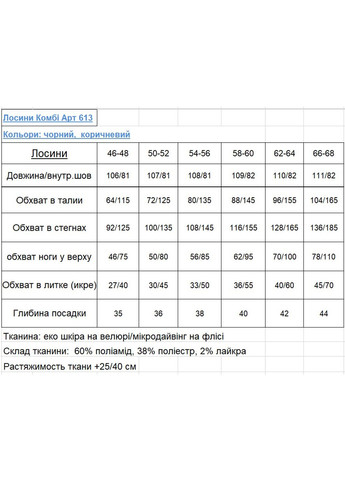 Теплі лосини Комбі MeeLan (302414705)