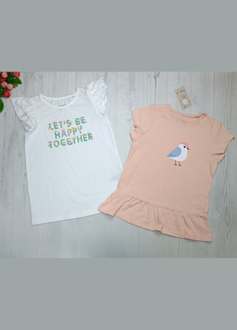 Комбинированная летняя набор футболок для девочки Lupilu