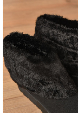 Уггі жіночі на хутрі чорного кольору Let's Shop (368540545)