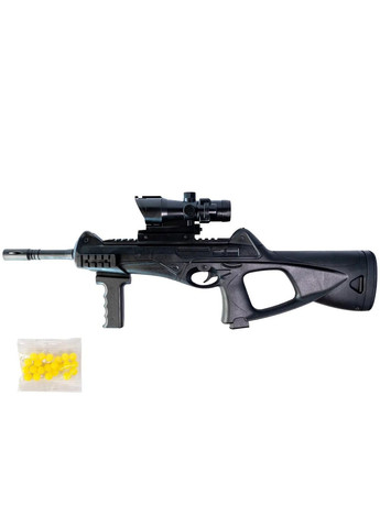 Страйкбольная Винтовка Автомат 8901A прицел и фонарик 6 мм Чёрнй Vigor (354823870)