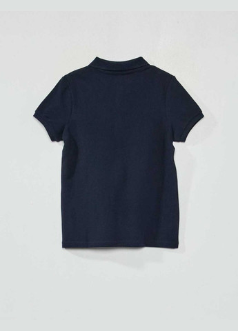 Темно-синяя детская футболка-поло лето,темно-синий, для мальчика Kiabi