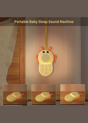 Генератор белого шума, звуковая машинка для сна T6, 16 звуков по выбору, с подсветкой и таймером. VHG (338221059)