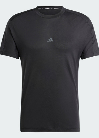 Черная футболка yoga premium training adidas