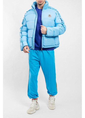 Голубой зимний Пуховик Moncler
