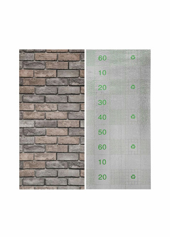 Самоклеящиеся обои коричневый катериновлавский кирпич 2800*500*2мм (D) SW-00001786 No Brand (328579098)