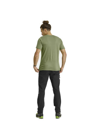 Зеленая футболка 120 cool tec abstract ts mns Ortovox