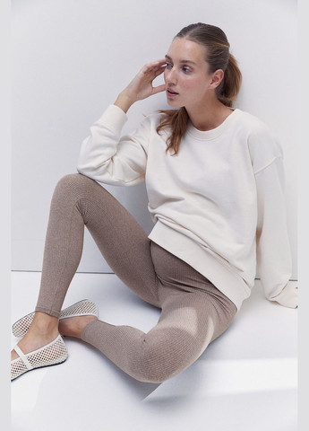 Бежевые демисезонные леггинсы для беременных H&M