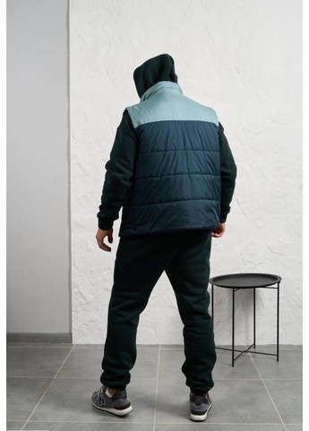 Мужской зимний костюм-тройка с жилеткой, на флисе Alex 2649 (365309647)