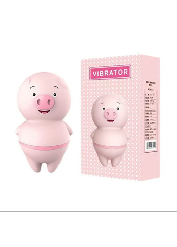 Ергономічний стимулятор з водонепроникною конструкцією, Вібратор у вигляді милого поросятка No Brand (341305705)