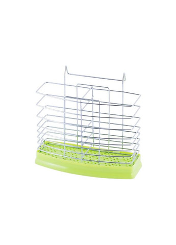 Зелена сушарка для посуду двоярусна 55х24,5х37 см Kamille (370388835)