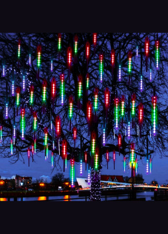 Гирлянда метеоритный дождь 3 м 144 LED CL1216 Mix Springos (335056786)