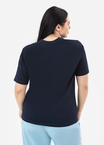 Синяя летняя футболка midge с коротким рукавом Garne