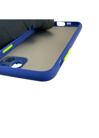 Чохол для телефона iPhone 11 Pro з високими бортами із захистом камери на айфон 11 про темно-синій Apple (366231632)