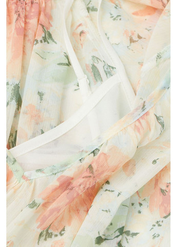 Комбінована сукня H&M з квітковим принтом