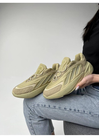 Бежеві Осінні кросівки чоловічі adidas ozelia savanna адідас озелія No Brand