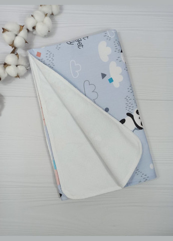 Набір пелюшок для новонароджених a.l.babybox Панда на кульках Блакитний No Brand (308752266)