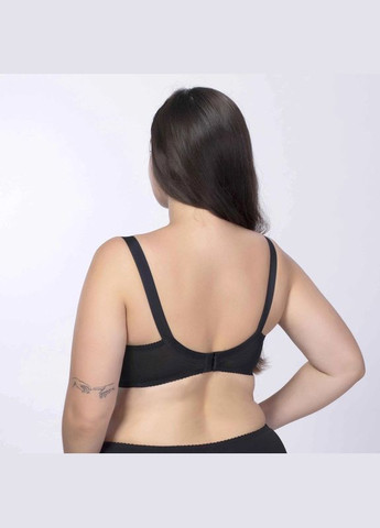 Чёрный бюстгальтер без косточек с мягкой чашкой Elita без косточек