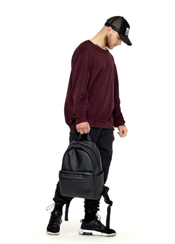 Рюкзак мужской из экокожи Zard LST Черный Sambag (301871797)